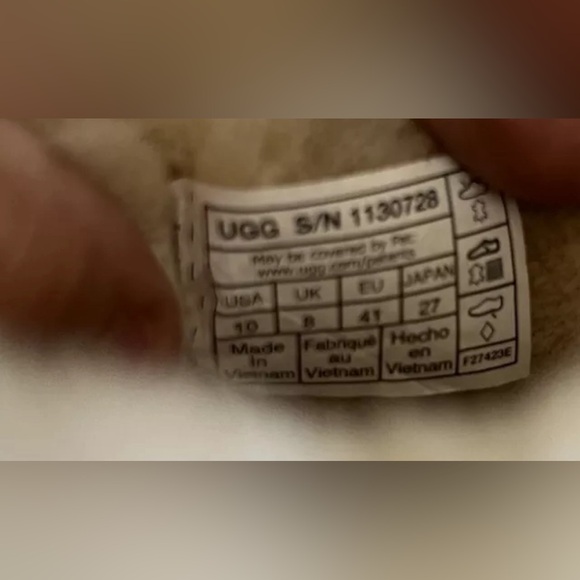 UGG Sunburst Mini Chestnut W-1130728-CHE 10 Shearling Boots - Picture 11 of 14